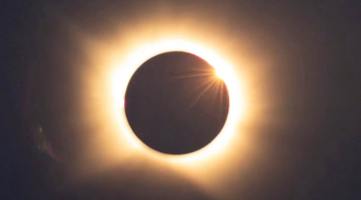 The diamond ring and corona at totality, August 2026