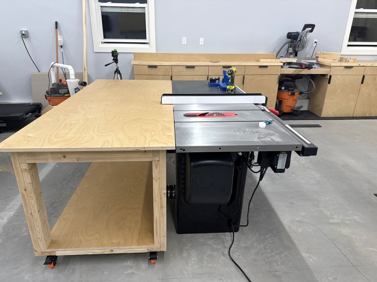 The Shop — Table Saw Setup